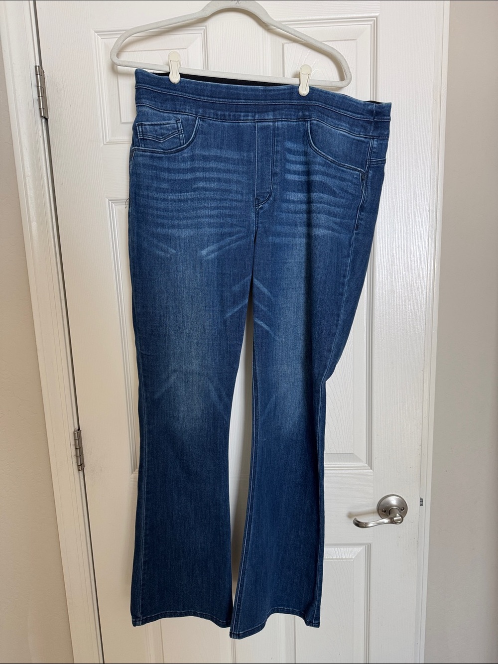 Democracy Dark Blue Stretch Bootcut Jeans